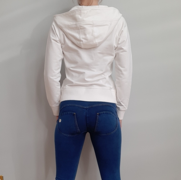 White Activewear Sweater - Picture 4 of 8